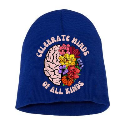 Celebrate Minds Of All Kinds Neurodiversity Autism Awareness Short Acrylic Beanie