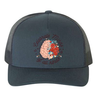 Celebrate Minds Of All Kinds Neurodiversity Autism Awareness Meaningful Gift Yupoong Adult 5-Panel Trucker Hat