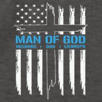 Christian Man Of God Cross American Flag Jesus Vector Backpack