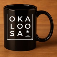 Cool Modern Okaloosa Island In Fort Walton Beach 11oz C Handle Ceramic Mug