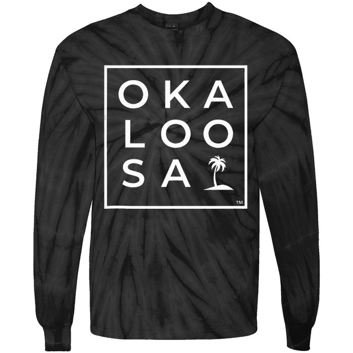 Cool Modern Okaloosa Island In Fort Walton Beach Tie-Dye Long Sleeve Shirt