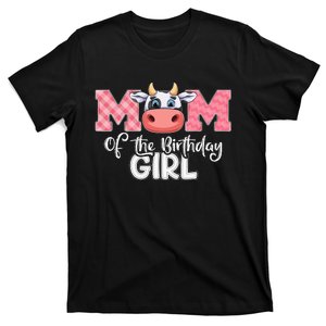 cute Mom of The Birthday Cow Family Farm T-Shirt