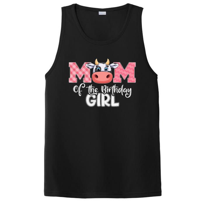 cute Mom of The Birthday Cow Family Farm PosiCharge Competitor Tank