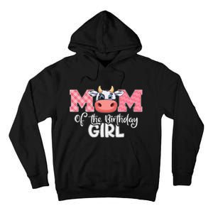 cute Mom of The Birthday Cow Family Farm Tall Hoodie