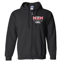 cute Mom of The Birthday Cow Family Farm Full Zip Hoodie