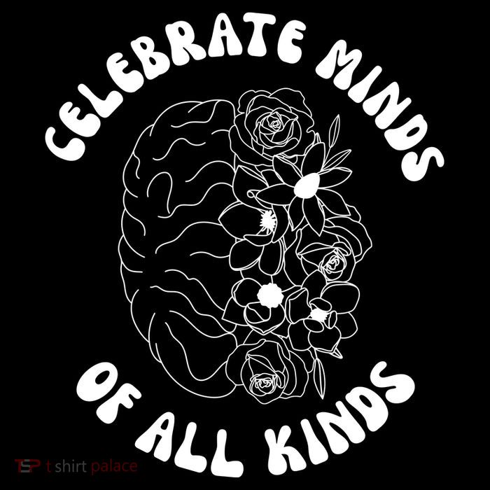Celebrate Minds Of All Kinds Floral Brain Tank Top