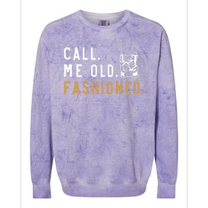 Call Me Old Fashioned Colorblast Crewneck Sweatshirt