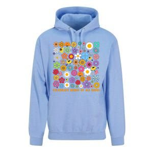 Celebrate Minds Of All Kinds Flowers Neurodiversity Autism Unisex Surf Hoodie