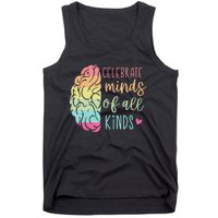 Celebrate Minds Of All Kinds Neurodiversity Autism Awareness Tank Top