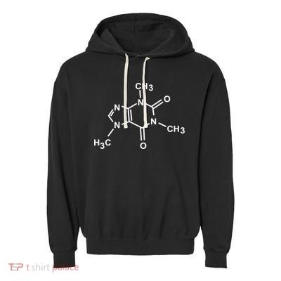 Caffeine Molecule Organic Chemistry Coffee Meaningful Gift Garment-Dyed Fleece Hoodie