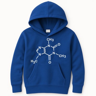 Caffeine Molecule Organic Chemistry Coffee Meaningful Gift Kids Hoodie