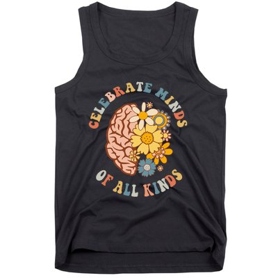 Celebrate Minds Of All Kinds Neurodiversity Autism Tank Top