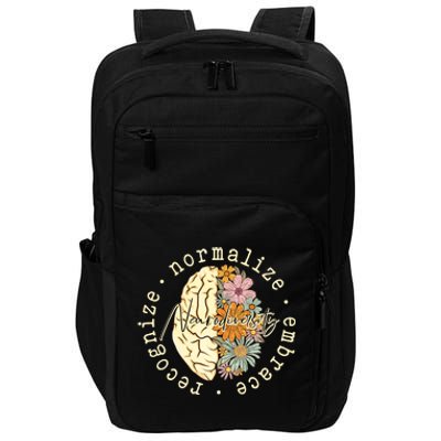 Celebrate Minds Of All Kinds Autism Awareness Neurodiversity Impact Tech Backpack