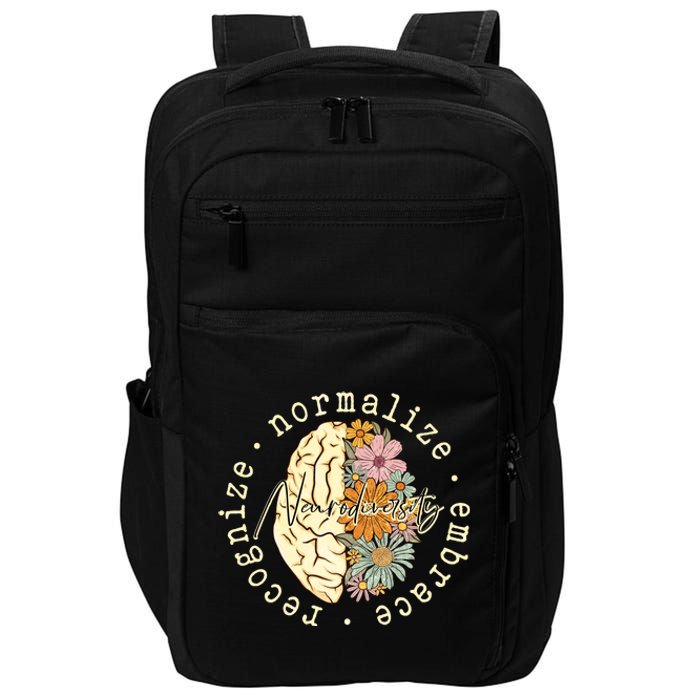 Celebrate Minds Of All Kinds Autism Awareness Neurodiversity Impact Tech Backpack