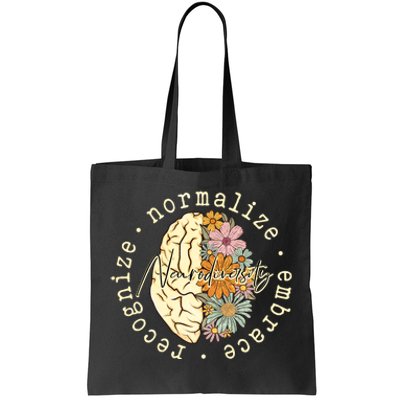 Celebrate Minds Of All Kinds Autism Awareness Neurodiversity Tote Bag