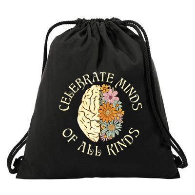 Celebrate Minds Of All Kinds Neurodiversity Autism Drawstring Bag