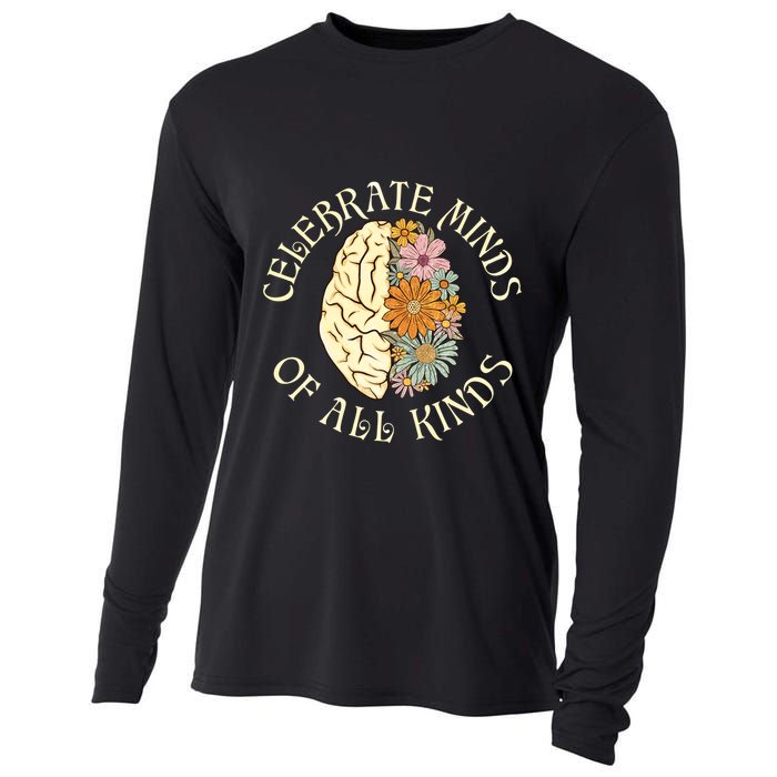 Celebrate Minds Of All Kinds Neurodiversity Autism Cooling Performance Long Sleeve Crew