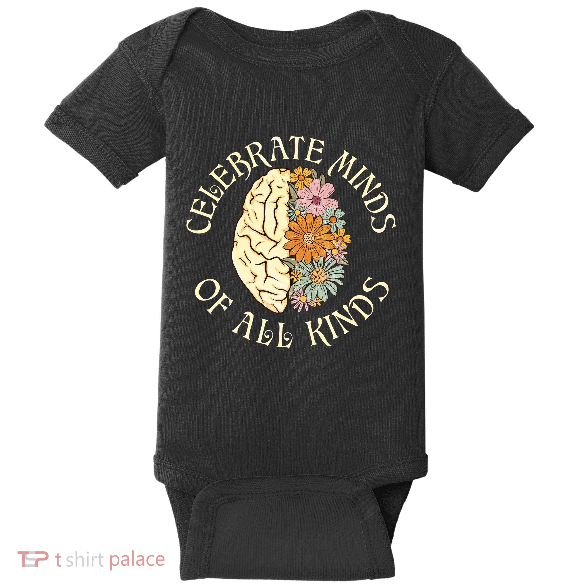Celebrate Minds Of All Kinds Neurodiversity Autism Baby Bodysuit