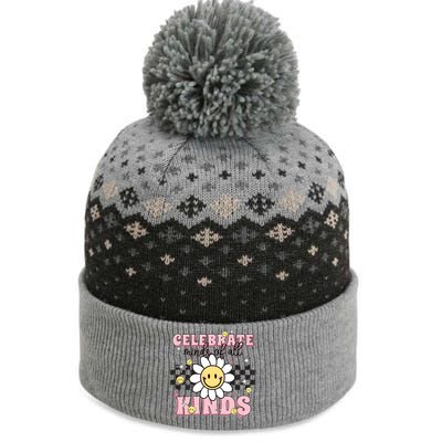 Celebrate Minds Of All Kinds Neurodiversity Autism The Baniff Cuffed Pom Beanie