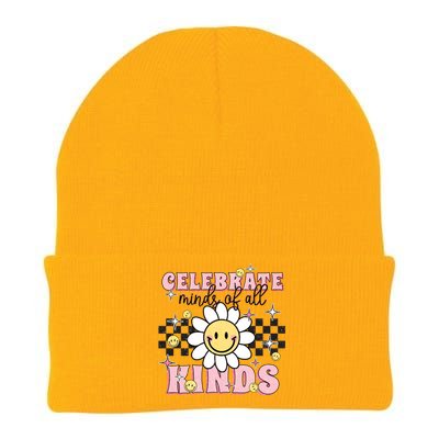 Celebrate Minds Of All Kinds Neurodiversity Autism Knit Cap Winter Beanie