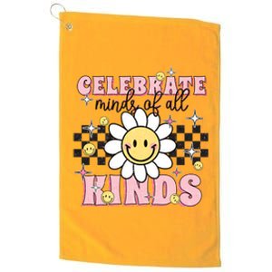 Celebrate Minds Of All Kinds Neurodiversity Autism Platinum Collection Golf Towel