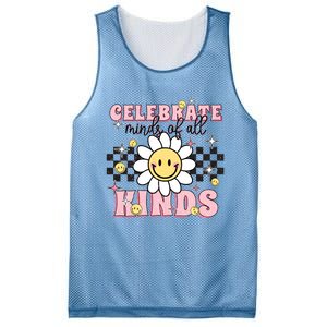 Celebrate Minds Of All Kinds Neurodiversity Autism Mesh Reversible Basketball Jersey Tank