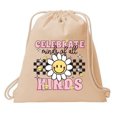 Celebrate Minds Of All Kinds Neurodiversity Autism Drawstring Bag