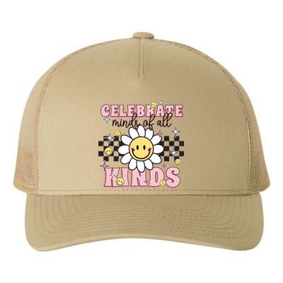 Celebrate Minds Of All Kinds Neurodiversity Autism Yupoong Adult 5-Panel Trucker Hat