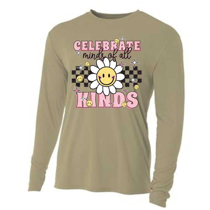 Celebrate Minds Of All Kinds Neurodiversity Autism Cooling Performance Long Sleeve Crew