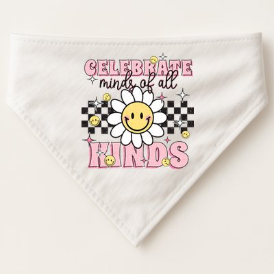 Celebrate Minds Of All Kinds Neurodiversity Autism USA-Made Doggie Bandana