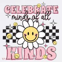 Celebrate Minds Of All Kinds Neurodiversity Autism Tank Top