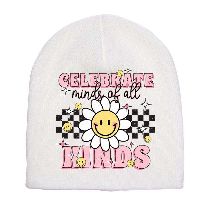 Celebrate Minds Of All Kinds Neurodiversity Autism Short Acrylic Beanie
