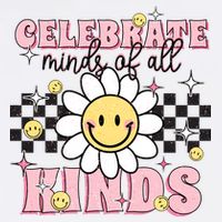 Celebrate Minds Of All Kinds Neurodiversity Autism Short Acrylic Beanie