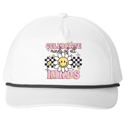 Celebrate Minds Of All Kinds Neurodiversity Autism Snapback Five-Panel Rope Hat