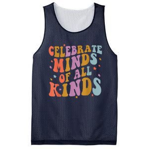 Celebrate Minds Of All Kinds Neurodiversity Autism Awareness Mesh Reversible Basketball Jersey Tank