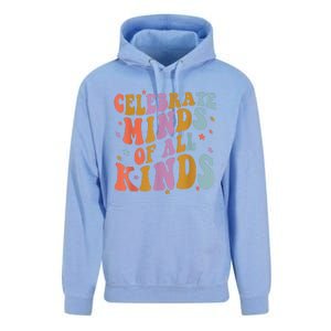 Celebrate Minds Of All Kinds Neurodiversity Autism Awareness Unisex Surf Hoodie