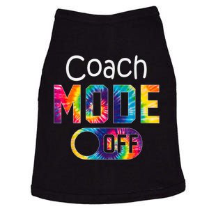 Coach Mode Off Happy Last Day Of School Tie Dye Summer Doggie Tank