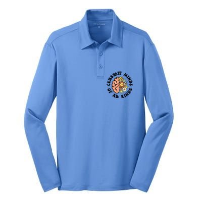 Celebrate Minds Of All Kinds Neurodiversity Autism Silk Touch Performance Long Sleeve Polo