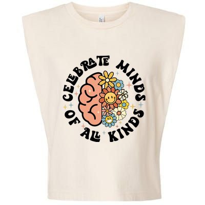 Celebrate Minds Of All Kinds Neurodiversity Autism Garment-Dyed Women's Muscle Tee