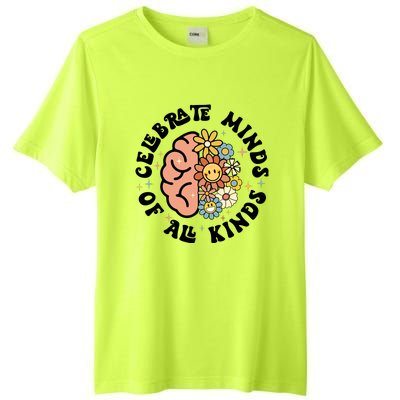 Celebrate Minds Of All Kinds Neurodiversity Autism Tall Fusion ChromaSoft Performance T-Shirt