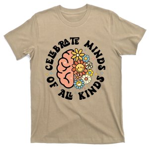 Celebrate Minds Of All Kinds Neurodiversity Autism T-Shirt