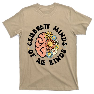 Celebrate Minds Of All Kinds Neurodiversity Autism T-Shirt