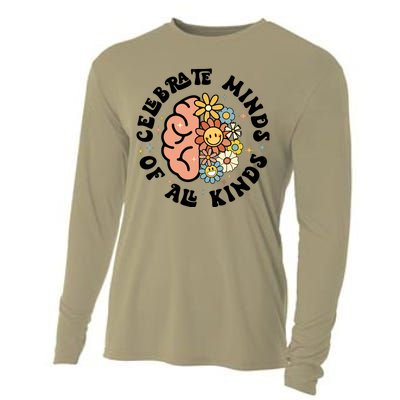 Celebrate Minds Of All Kinds Neurodiversity Autism Cooling Performance Long Sleeve Crew