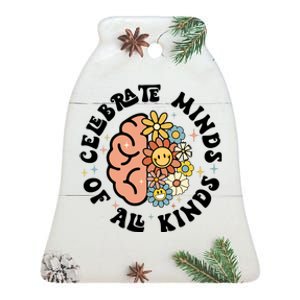 Celebrate Minds Of All Kinds Neurodiversity Autism Ceramic Bell Ornament