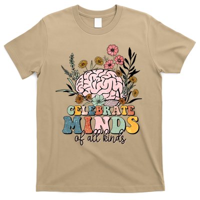 Celebrate Minds Of All Kinds Neurodiversity Autism T-Shirt