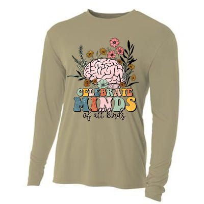 Celebrate Minds Of All Kinds Neurodiversity Autism Cooling Performance Long Sleeve Crew
