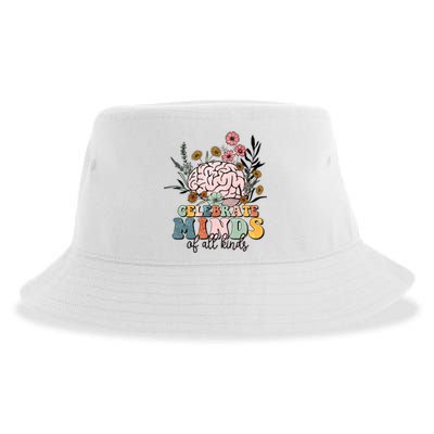 Celebrate Minds Of All Kinds Neurodiversity Autism Sustainable Bucket Hat