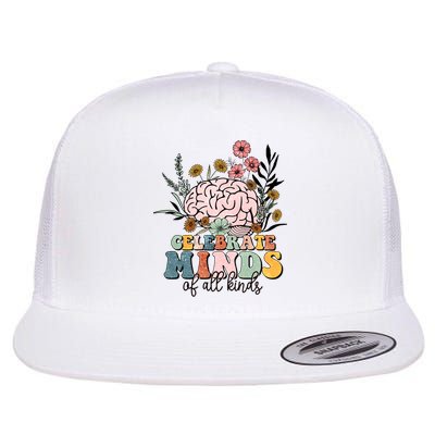 Celebrate Minds Of All Kinds Neurodiversity Autism Flatbill Hat