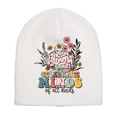 Celebrate Minds Of All Kinds Neurodiversity Autism Short Acrylic Beanie