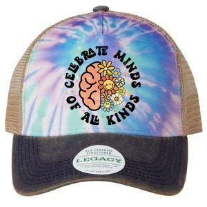 Celebrate Minds Of All Kinds Neurodiversity Autism Legacy Tie Dye Trucker Hat